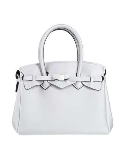 Save My Bag Woman Handbag Light Grey Size - Peek (polyether - Ether - Ketone), Polyamide, Elastane In Gray