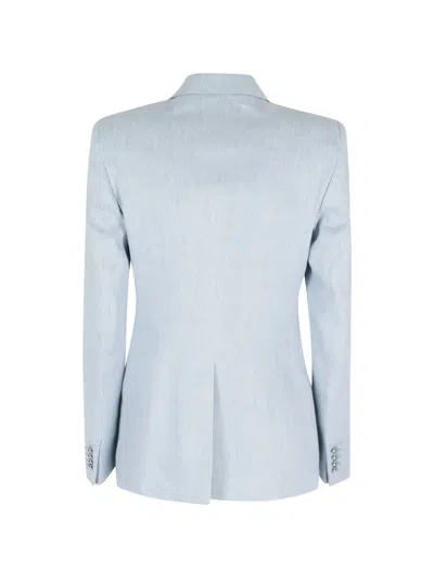 Tagliatore Double-breasted Blazer In Blue