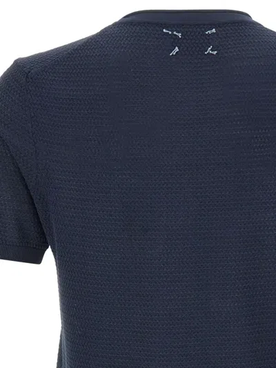 Bob Knitted T-shirt In Blue