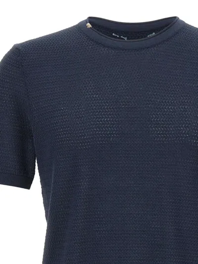 Bob Knitted T-shirt In Blue
