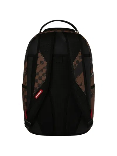 Sprayground Shark Mouth Checkered Backpack In Multi