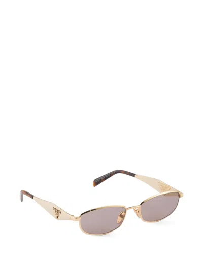 Prada Sunglasses With  Logo In Neutral