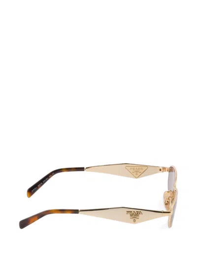 Prada Sunglasses With  Logo In Neutral