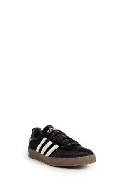 Adidas Originals Adidas By Wales Bonner Gazelle Pony Sneakers In Burgundy