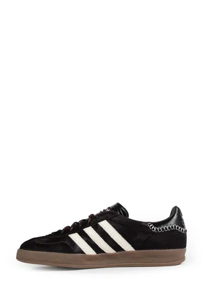 Adidas Originals Adidas By Wales Bonner Gazelle Pony Sneakers In Burgundy