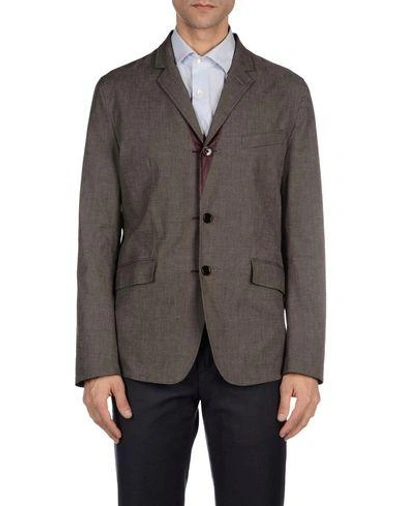 Shop Dolce & Gabbana Suit Jackets In Grey