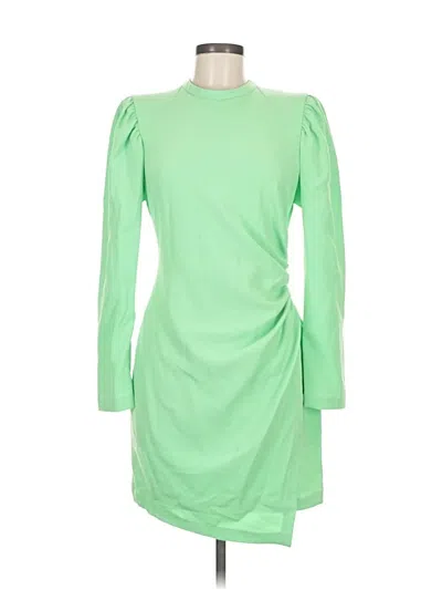 A.l.c Womens Ruched Manmade Mini Dress In Green