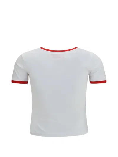 Fiorucci Ultra Team Glitter Star Logo Baby T-shirt In White