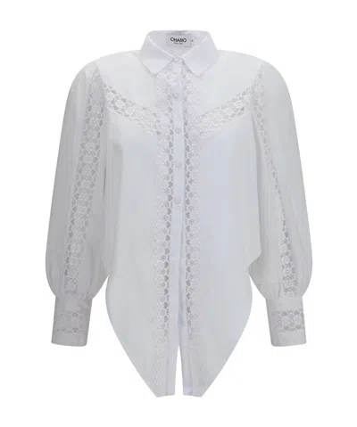 Charo Ruiz Devi Lace-insert Blouse In White