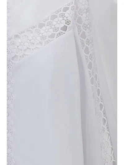 Charo Ruiz Devi Lace-insert Blouse In White