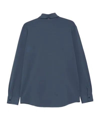 Herno Button-up Shirt In Blue
