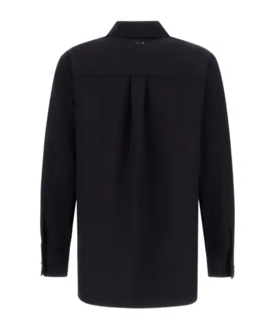 Herno Flap-pocket Buttoned Shirt In Blue