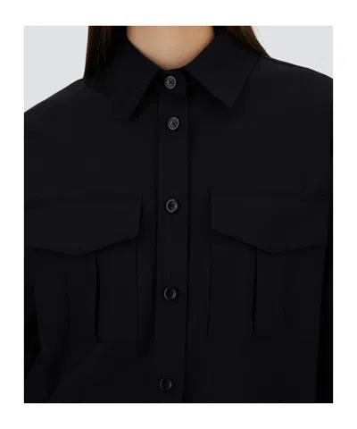 Herno Flap-pocket Buttoned Shirt In Blue