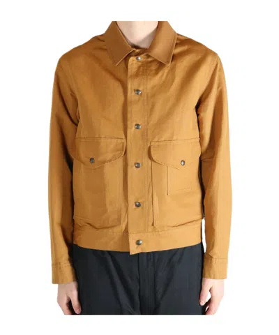 Junya Watanabe X Filson Check-pattern Flap-pocket Jacket In Brown