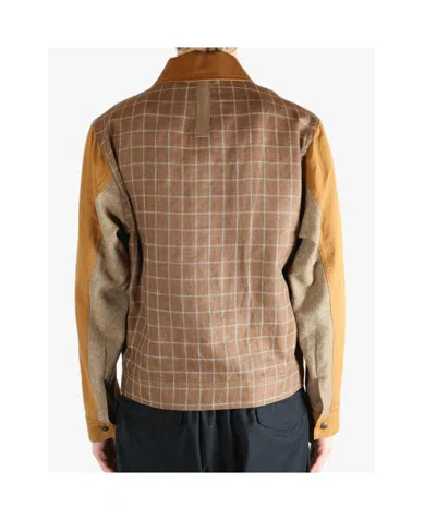 Junya Watanabe X Filson Check-pattern Flap-pocket Jacket In Brown