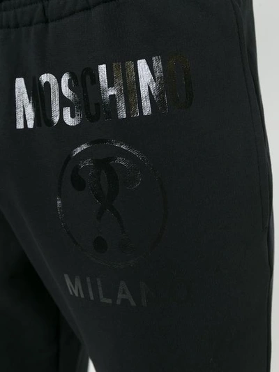 Shop Moschino Logo Trackpants