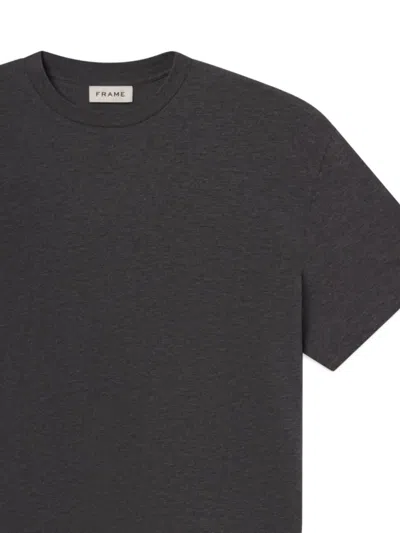 Frame Crew-neck T-shirt In Gray
