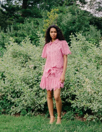 Love The Label Abigail Top In Pink