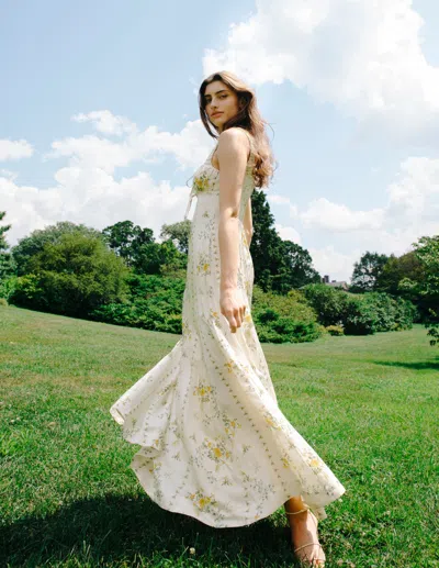 Love The Label Adrianna Maxi Dress In White