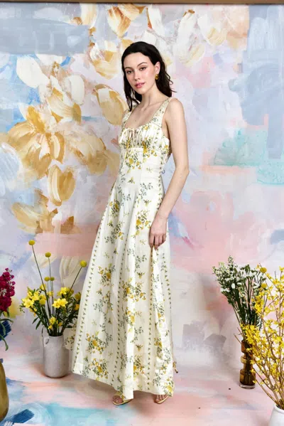 Love The Label Adrianna Maxi Dress In White