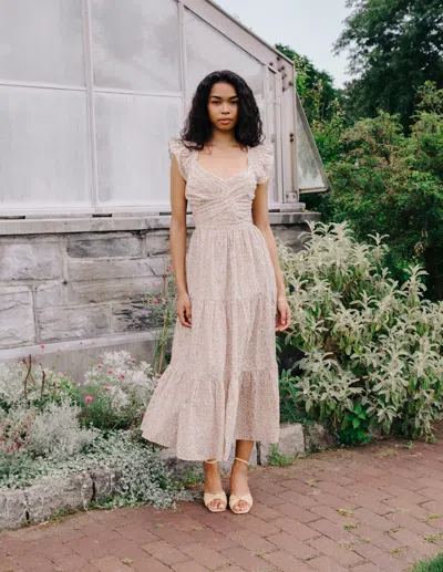 Love The Label Mari Maxi Dress In Neutral