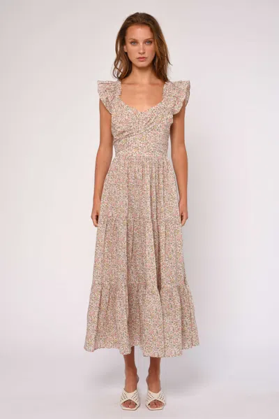 Love The Label Mari Maxi Dress In Neutral