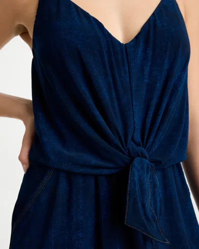 Chico's Magicsuit Billie Jean Kami Swim Dress In Denim In Blue