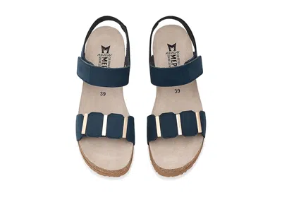Mephisto Leonore Ankle Strap Sandal In Blue