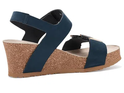 Mephisto Leonore Ankle Strap Sandal In Blue