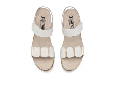 Mephisto Leonore Ankle Strap Sandal In White