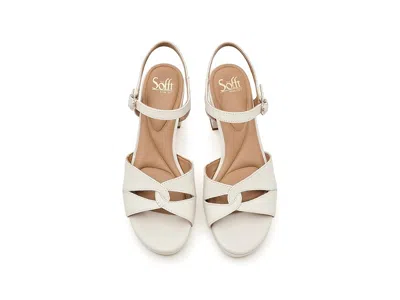 Söfft Lucille Ankle Strap Platform Sandal In Multi