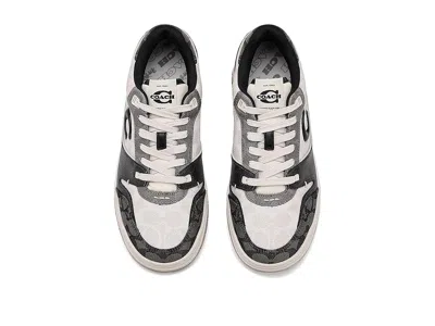 Coach Soho Signature Black Chalk Trainers In Multi