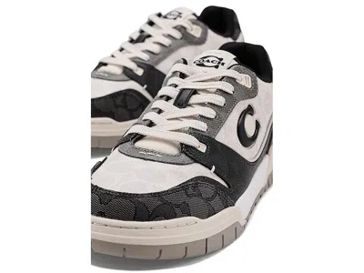 Coach Soho Signature Black Chalk Trainers In Multi