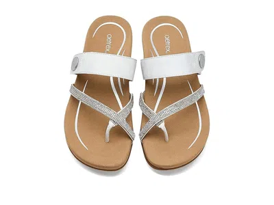 Aetrex Izzy Sparkle Thong Sandal In Multi