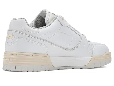 Coach New York White Synthetic Leather Soho Sneakers In Multi