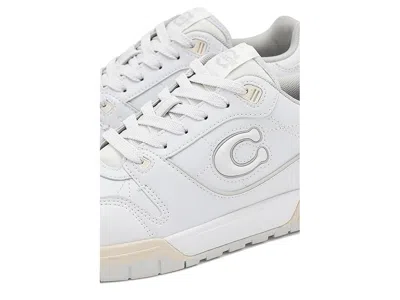 Coach New York White Synthetic Leather Soho Sneakers In Multi