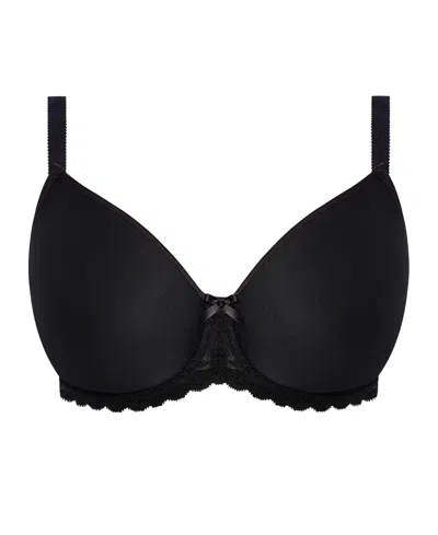 Freya Essentially Smooth U Molded Balconette T Shirt Bra In Black