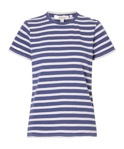Nili Lotan Lana Striped Cotton Jersey T-shirt In White