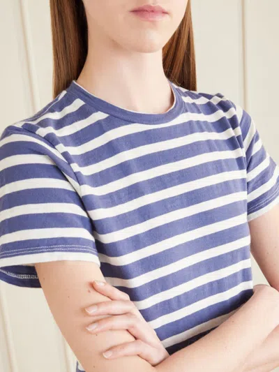 Nili Lotan Lana Striped Cotton Jersey T-shirt In White