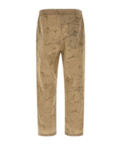Herno Patterned Trousers In Nude