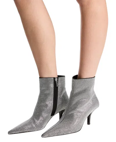 Michael Kors Selina Embellished Boot In Silver