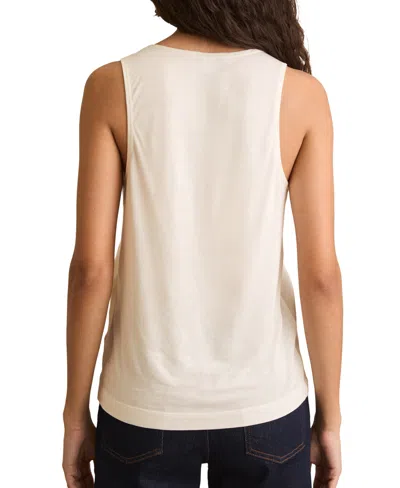 Reiss White Silk-front Cami Top In Neutral