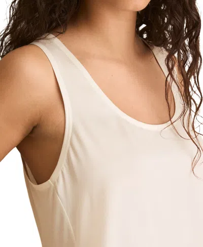 Reiss White Silk-front Cami Top In Neutral