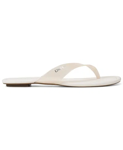 Dkny Hampton Flip Flop In White