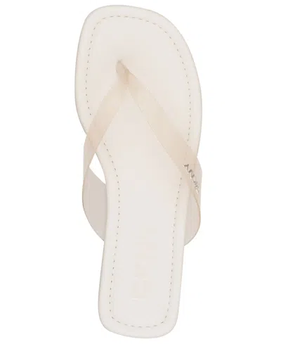Dkny Hampton Flip Flop In White