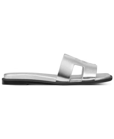 Dkny Columba Slide Sandal In Silver
