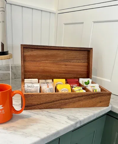 Ironwood Xl Rectangular 16" Tea Box In Brown