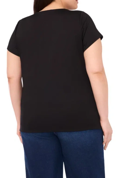 Halogen ® Rhinestone Compression T-shirt In Black