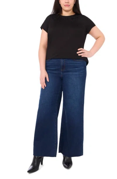 Halogen ® Rhinestone Compression T-shirt In Black