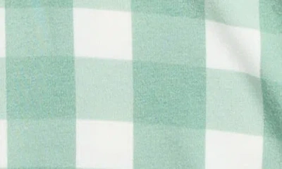 Toby Gingham Footie, Hat & Teether Set In Green